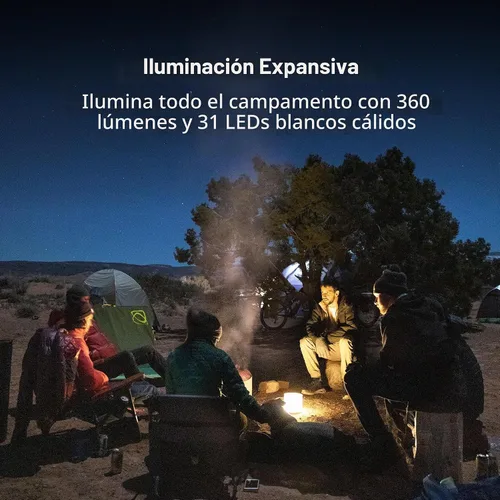 Vista 3 de BioLite Luci Charge 360 - Linterna de camping, solar, USB-C, recargable