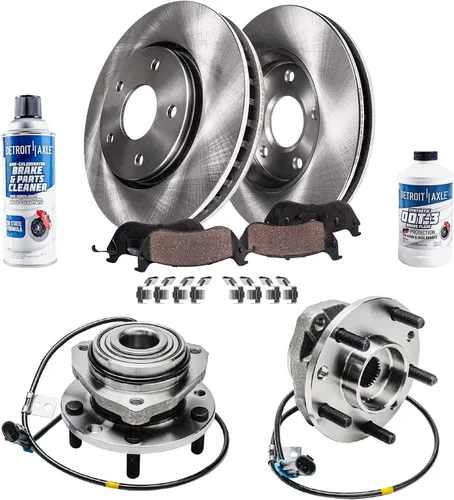 Vista 91 de Detroit Axle - Rotores de freno para Ford Mustang 2015 2016 2017 2018 2019 2020 2021 2022 2023 Rotores de freno de disco 2016 2017 2018 2019