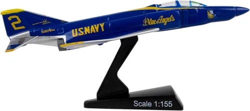 Vista 3 de Daron Postage Stamp F4 Phantom II 1/155 Blue Angels