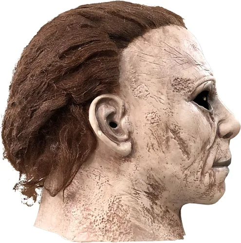 Vista 4 de QGHZA Máscara de Michael Myers con extremos de Halloween 2022