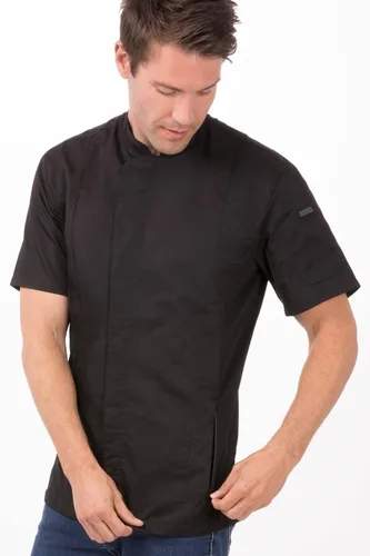 Vista 5 de Chef Works Abrigo de chef Bristol Signature Series para hombre