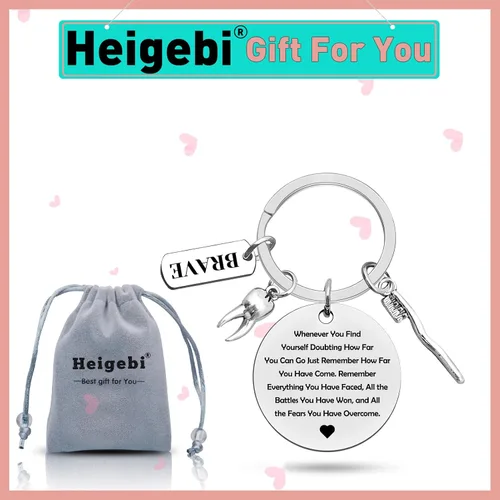 Vista 2 de Regalo para dentistas, divertido llavero de dentista, regalos para hombres y mujeres, regalo de higienista dental, regalo para estudiantes dentales