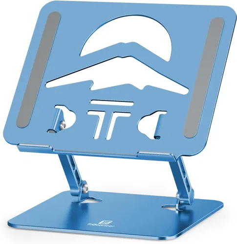 Vista 12 de Soporte para computadora portátil en forma de Z para escritorio Diamante azul