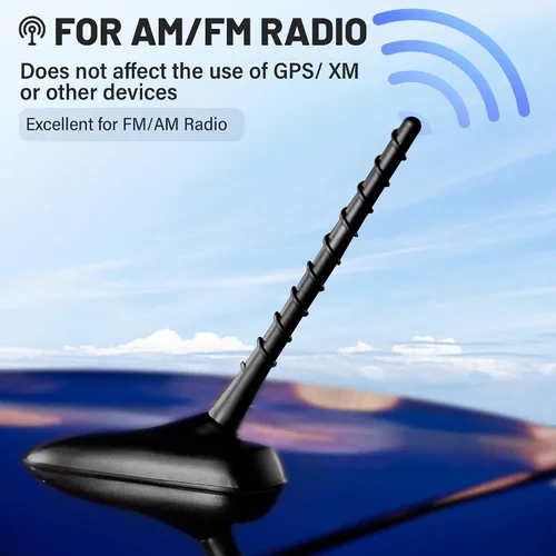 Vista 2 de Anina Mástil de antena de 7 pulgadas para Jeep Grand Cherokee 2011-2022, Renegade, Compass, Chrysler 200, Fiat 500 FM AM Radio Aerial 5091100AA