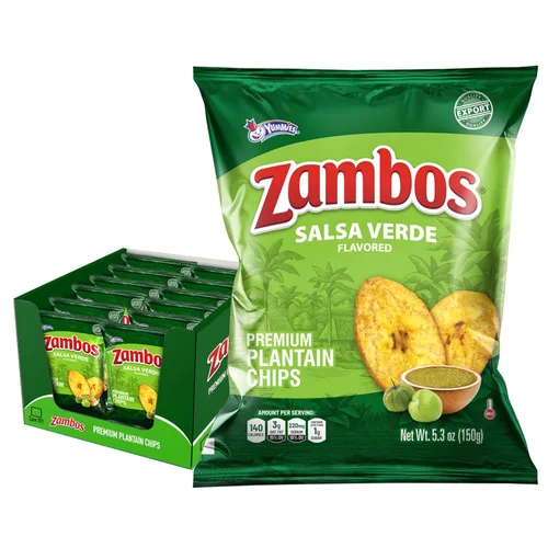 Vista 13 de Zambos Chile Limón Plátano Chips, 2.47 oz – Aperitivo crujiente, sin gluten – Sabor a lima chile audaz – (paquete de 8)