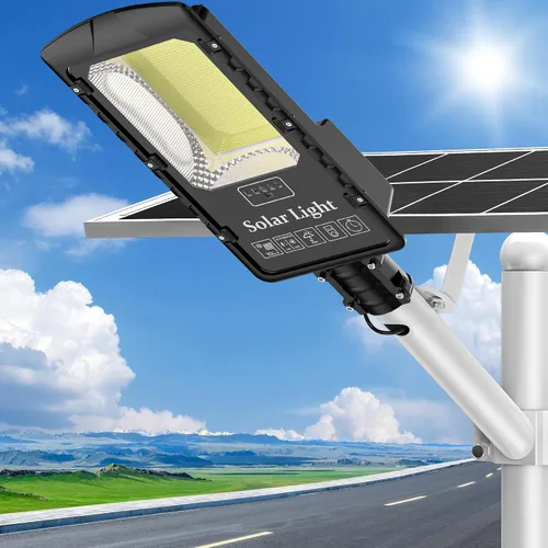 Vista 9 de OKPRO 20000W luces de calle solares al aire libre, control remoto, 7000K