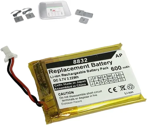 Vista 2 de Artisan Power Batería de repuesto para micrófono de expansión inalámbrico Cisco CP-8832 (CP-8832-MIC-WLS), polímero de litio, 3,7 voltios, 600 mAh