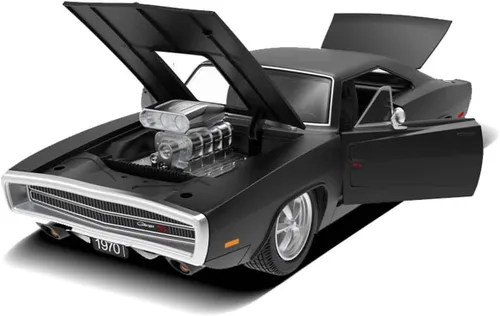 Vista 6 de RASTAR RC Car 1/16 Escala 2.4Ghz Coche de control remoto para Dodge Charger R/T con versión del motor R/C Vehículo modelo de coche de juguete