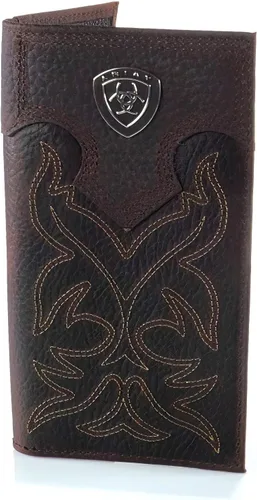 Vista 2 de Ariat Cartera marrón Rodeo Bordado Bota Hombre