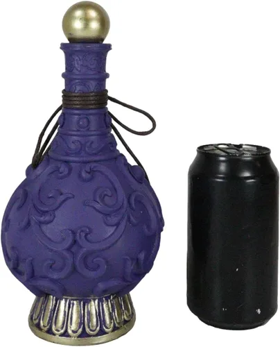 Vista 8 de Ebros Gift Oculto Wicca Divinidad Espiritual Polilla Metamorfosis Púrpura Faux Poción Botella Decoración Figurilla Brujas Místicas Wicca Ocultista