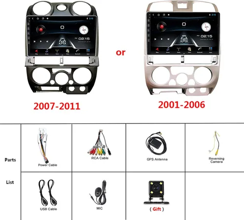 Vista 2 de 9 pulgadas Android 9.0 IPS pantalla coche estéreo radio navegación GPS para Isuzu DMAX 2007-2011 unidad principal Bluetooth reproductor multimedia
