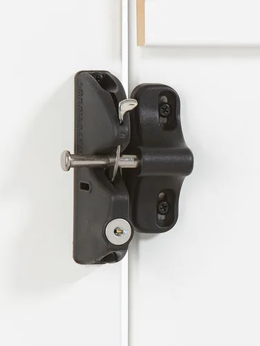 Vista 6 de National Hardware N346-201 V6201 LokkLatch en negro, 4-9/16