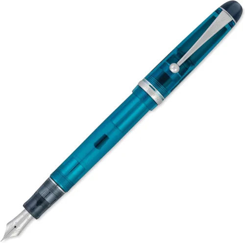Vista 11 de Pluma estilográfica Pilot Custom 74, barril negro ahumado, plumín mediano (60955)