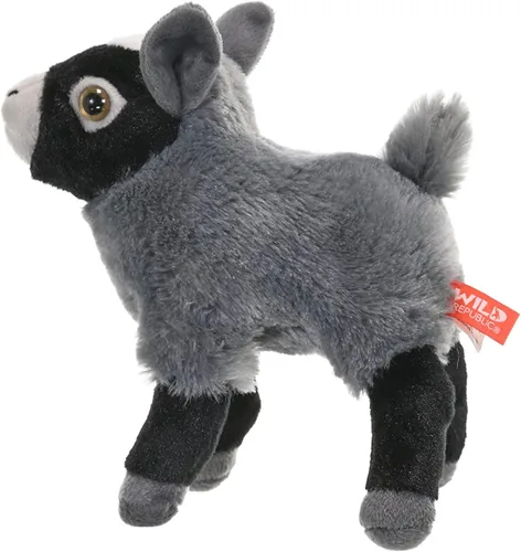 Vista 7 de Wild Republic Peluche de cabra, animal de peluche, regalos para niños, Cuddlekins de 8 pulgadas, versión original