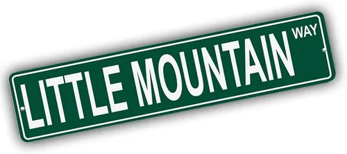 Vista 154 de Ohio Mountains Pick Your Mountain Compatible/repuesto para Acme Hill United States Mountain aluminio metal metal metal estilo letrero de calle