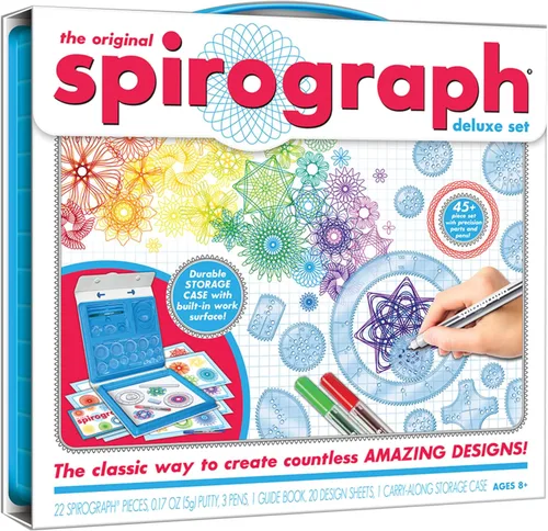 Vista 8 de Spirograph Cyclex Set – Kit de arte – Rueda giratoria para plantillas crea innumerables diseños – Para mayores de 8 años