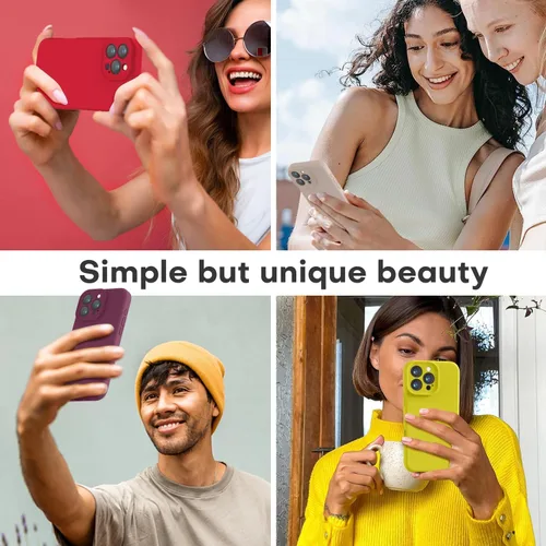 Vista 78 de LOVE 3000 Diseñada para Funda iPhone Air, Silicona Premium [Compatible con Magsafe][Forro de Microfibra Suave Anti-Rayones] Funda Protectora