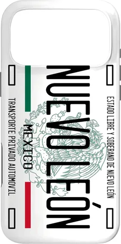 Vista 22 de Neoleonés Nuevo Leon License Plate Phone Case for iPhone 17