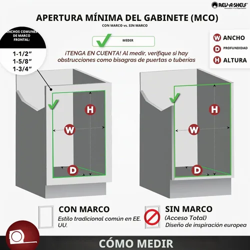 Vista 6 de Rev-A-Shelf RV-1024-52 - Recipiente de cocina de recambio de 27 cuartos de galón, plástico, blanco