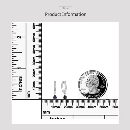 Vista 5 de Santuzza Aretes de aro delicados de oro macizo de 10 quilates para mujer
