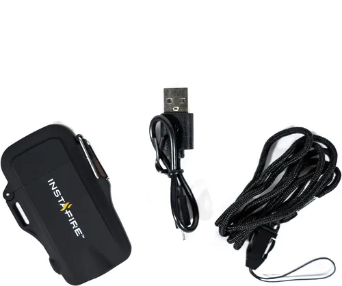 Vista 6 de Cross-Fire Mini encendedor de plasma de bolsillo con linterna