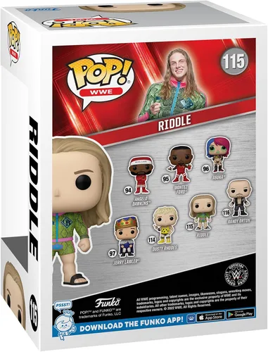 Vista 3 de Funko Pop WWE: Matt Riddle - Figura de vinilo coleccionable - Idea de regalo - Producto oficial - Juguetes para niños y adultos - fanáticos