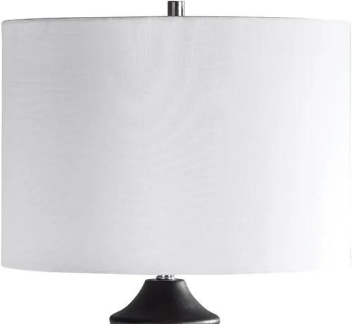 Vista 2 de Uttermost Mendocino - Lámpara de mesa moderna con 1 luz, 16 pulgadas de ancho por 16 pulgadas de profundidad