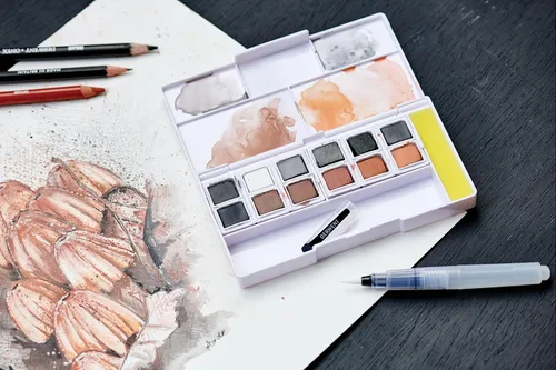 Vista 3 de Derwent Shade & Tone 2305903 - Juego de 16 piezas, colores naturales con tinta, grafito, lápices y carbón tintado, calidad profesional (2305903)