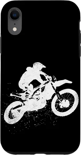 Vista 24 de iPhone 16 Dirt Bike Riding Motocross Racing Motorcycle Vintage Graphic Case