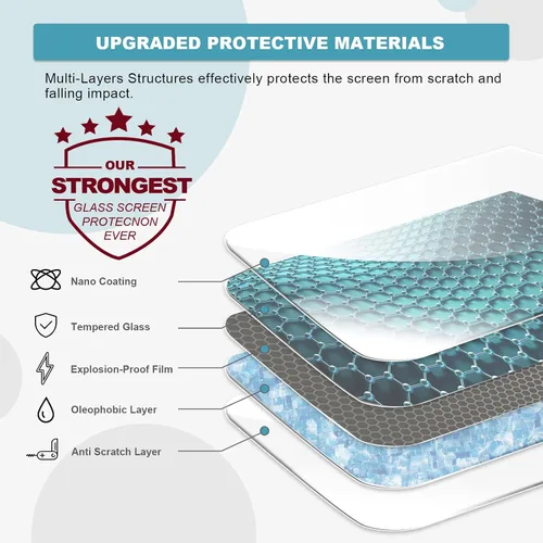 Vista 8 de CDEFG 2023 Rogue - Protector de pantalla de 8 pulgadas para 2021-2023 Rogue / Altima 2019-2023 / Sentra 2020-2022 de 8 pulgadas, protector