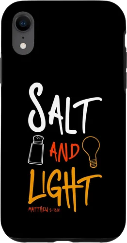 Vista 24 de iPhone 16 Salt of earth - light of the world Matthew 5:13 Case