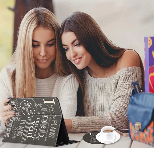 Vista 7 de Funda para tableta Amazon Kindle Fire HD 8/Fire HD 8 Plus (12ª/10ª generación, versión 2022/2020) – Funda de piel sintética de alta calidad