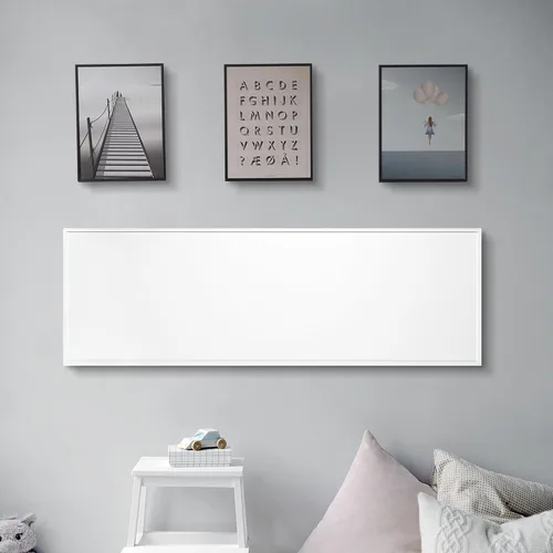 Vista 8 de Calentador infrarrojo montado en la pared de 12 x 35 pulgadas, calentadores eléctricos de ahorro de energía para uso en interiores de hasta 42 pies