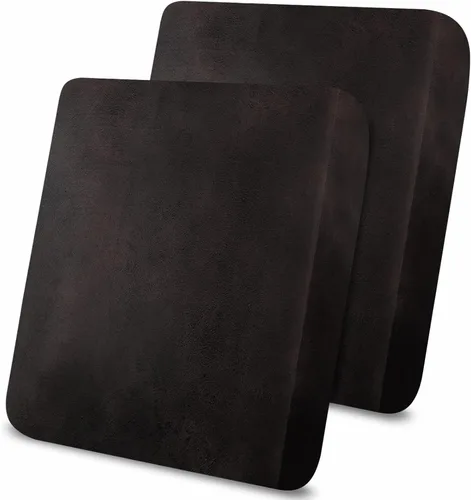Vista 61 de Fundas de cojín tipo cuero para sofá, juego de fundas protectoras de muebles para sillón seccional, sofá biplaza de tela de elastano elástica