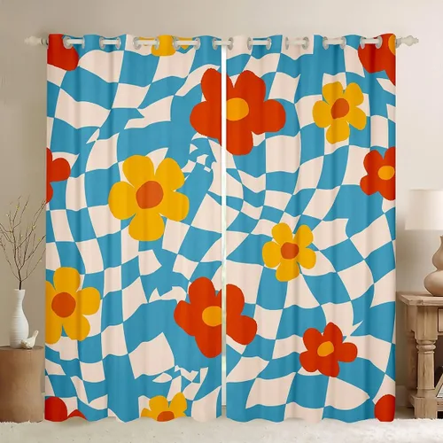 Vista 43 de Cortinas opacas de camuflaje con bandera estadounidense, regalo para niños, cortina de ventana de camuflaje verde con rayas negras, estrellas