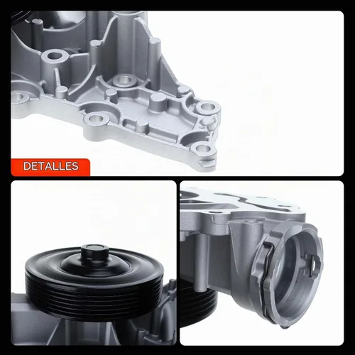 Vista 9 de Bomba de Agua del Motor A-Premium con Junta y Polea [compatible con DOHC, 6Cil 2.5 3.0 3.5L] Compatible con Mercedes-Benz