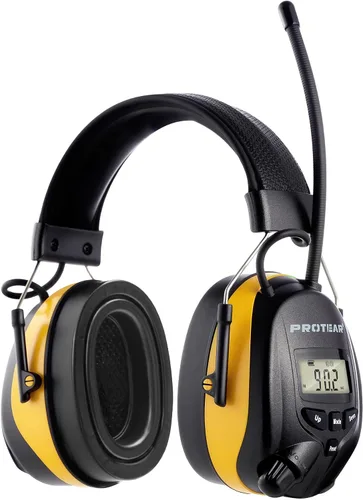 Vista 15 de Bluetooth 5.4 AM/FM Radio Hearing Protection Earmuff, 25dB NRR Rechargeable for Mowing, Construction, Chainsaw