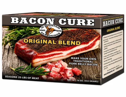 Vista 9 de Hi Mountain Kit de condimento para curar tocino Mezcla de pimienta negra y azúcar marrón Kit de condimento y curación de tocino de cerdo