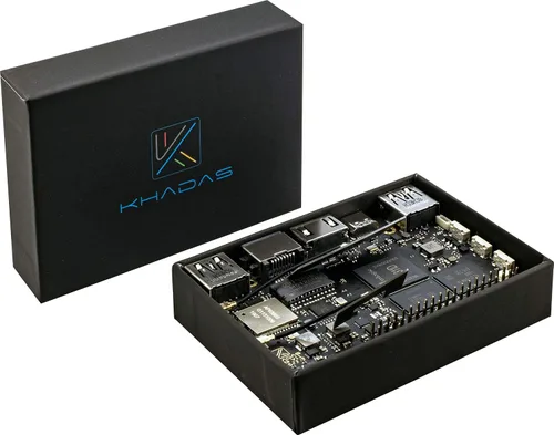 Vista 5 de Khadas Computadora de placa única, VIM3 Basic Amlogic A311D, CPU más rápida, unidad de procesamiento neuronal para PCIe conmutable A.I.y USB 3.0