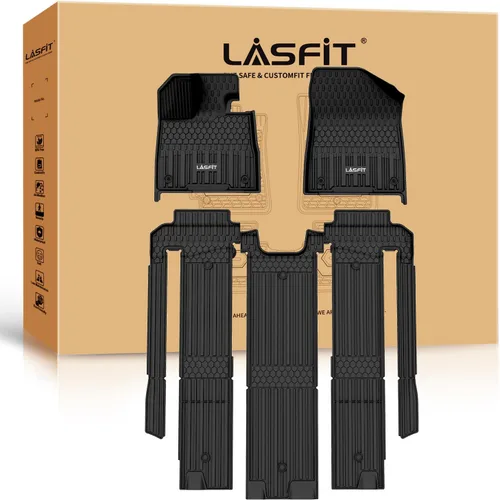 Vista 34 de LASFIT Alfombrillas de piso para Toyota Tacoma 2008-2011 Cabina de Acceso Transmisión Automática, Forro de Piso de Ajuste Personalizado para Todo