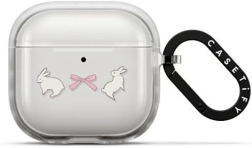 Vista 15 de CASETiFY Impact Airpods Pro (3ª) - Funda con anillo, color negro