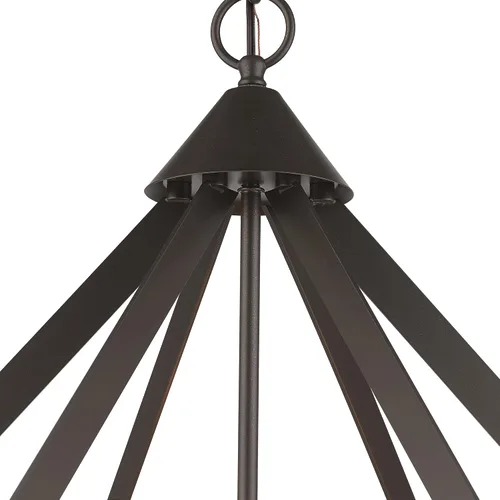 Vista 7 de Livex Lighting 40926-01 Lámpara de araña, latón antiguo