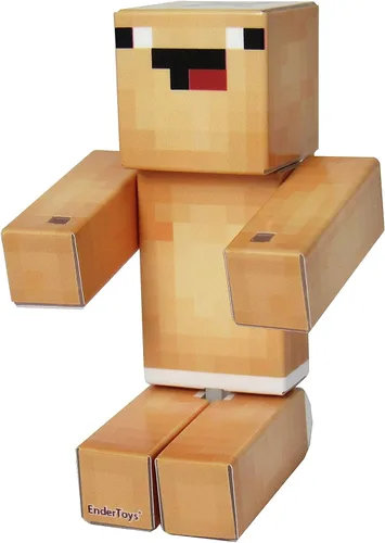 Vista 4 de EnderToys Figura de Acción Noob de Traje de Cumpleaños