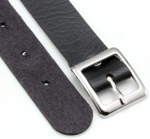 Vista 6 de MILAKOO Collar con hebilla de cuero ajustable retro punk simple para mujer