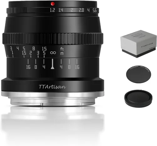 Vista 11 de TTARTISAN 1.969 in F1.2 APS-C Lente de enfoque manual para cámaras de montaje MFT M4/3 como EPM1 EPM2 EPL1 EPL1 EPL2 EPL3 EPL5 EPL6 EPL7 EPL8 EPL9