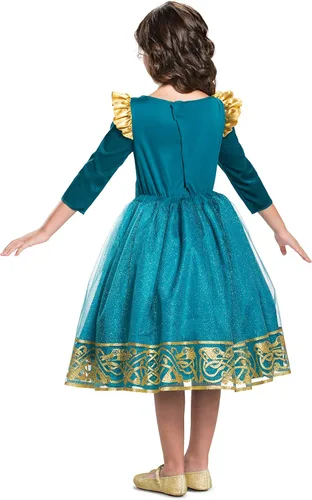 Vista 2 de Brave - Disfraz clásico de Merida para niña