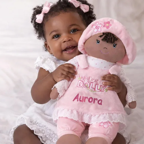 Vista 7 de DIBSIES Personalizada Mi Primera Muñeca - 13 pulgadas (Rubia)