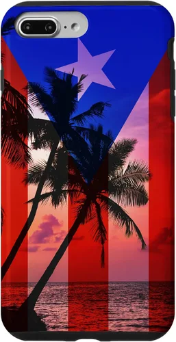 Vista 12 de Tropical Ocean Vibes Puerto Rico Flag - Funda para iPhone 17