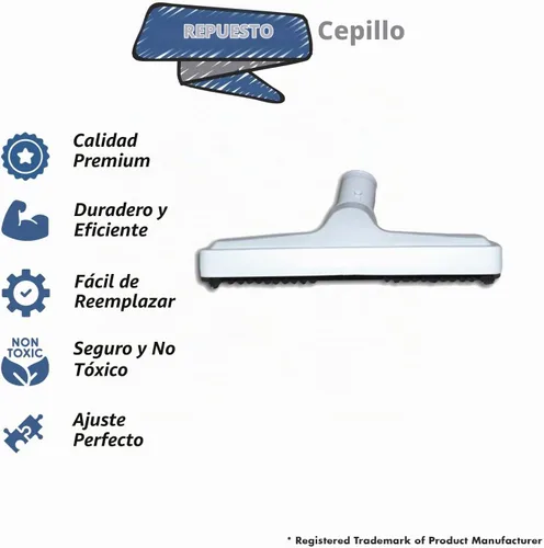 Vista 2 de Pieza de repuesto para aspiradora Hoover Lightweight Commercial Canister (1 cepillo de piso) # comparar con la parte 440009293