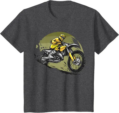 Vista 38 de Camiseta de motocross Supermotard Enduro, Negro, S